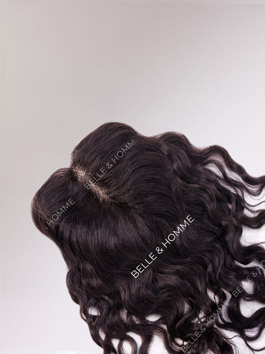 4"x 4" Lace Hair Topper - Curly