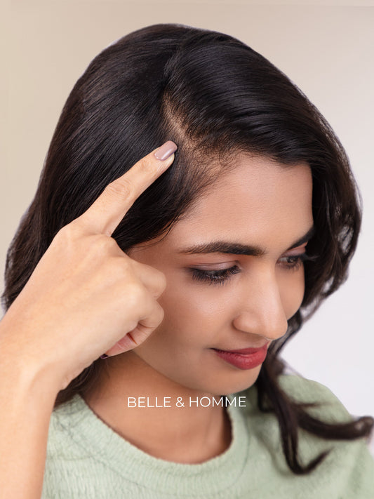 1" Seamless Temple Coverage Hair Patch - Wavy
