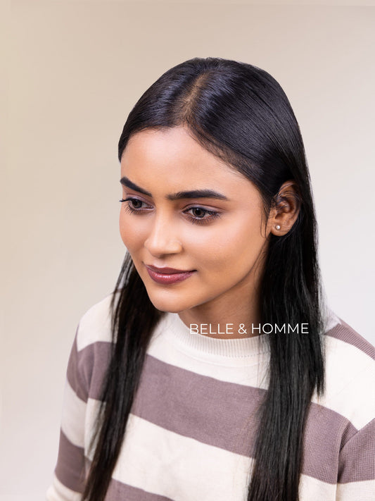 3"x 2" Front Coverage Seamless Hair Patch  - Silky