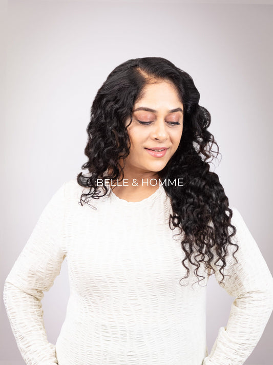 1" Seamless Temple Coverage Hair Patch - Curly