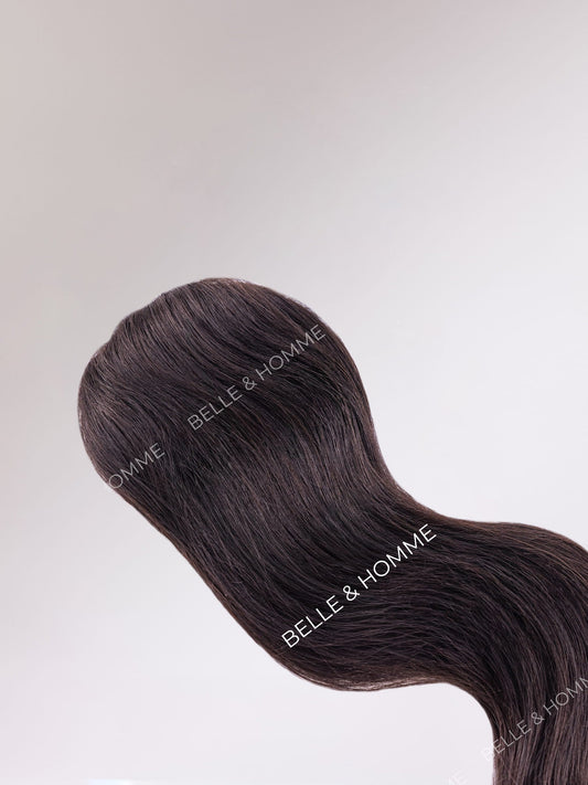 3"x 2" Front Coverage Seamless Hair Patch - Straight