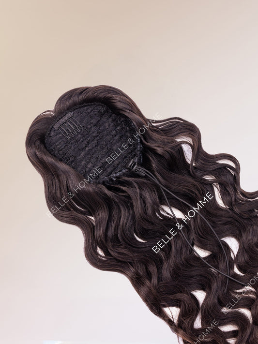 Pull Cord Ponytail - Wavy