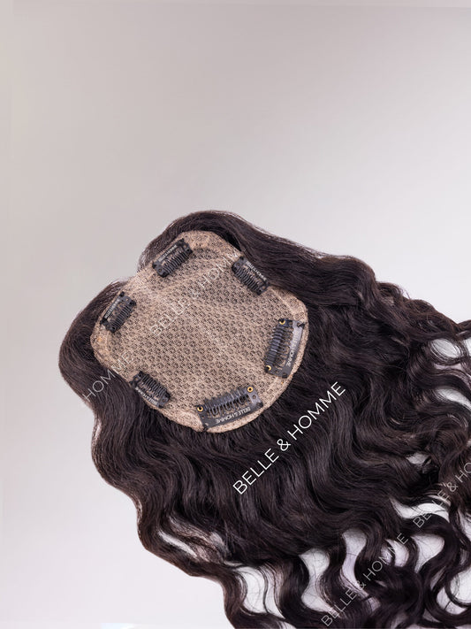 4"x 4" Lace Hair Topper - Curly